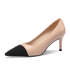 Stiletto Two Tones Pumps - Nude