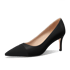 Stiletto Two Tones Pumps - Black