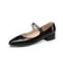 Low Heel Tones Maryjane Pumps - Black