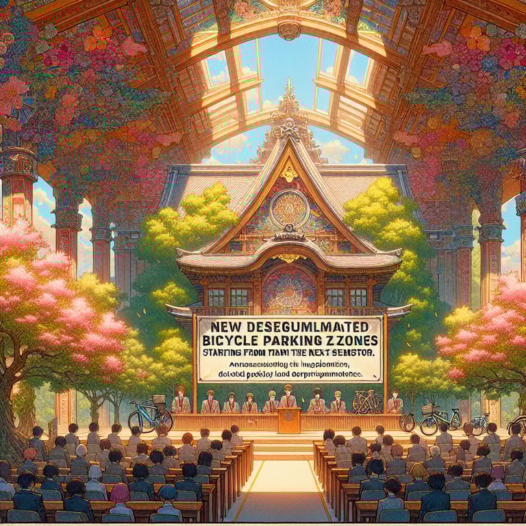 TOEFL Speaking Type 2 Practice Set: New Campus Bicycle Parking ZonesReading passageThe university