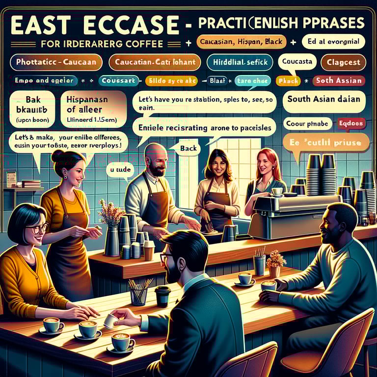 Practical English Phrases for Ordering Coffee