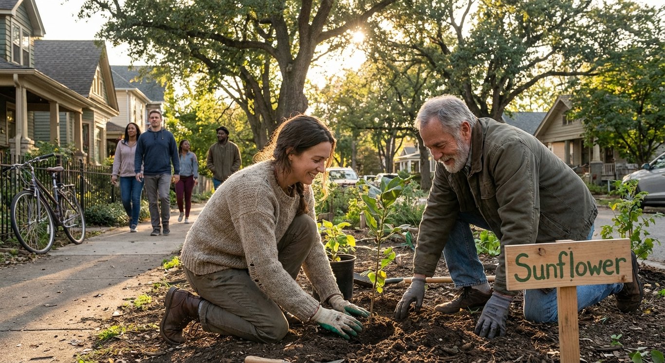 Heartfelt Moments: Growing Together as Our Best SelvesIn the peaceful neighborhood of Sunflower