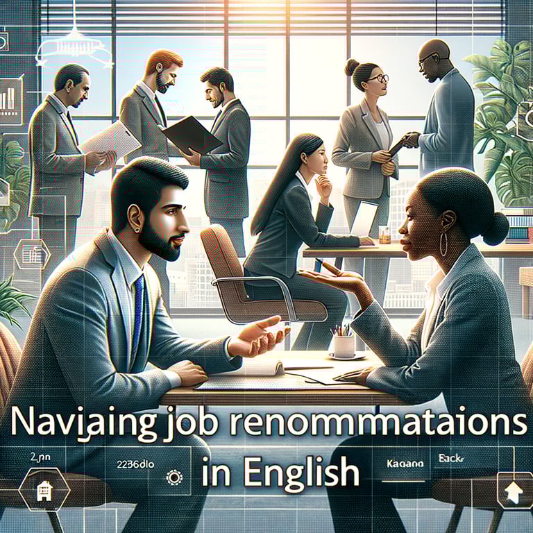 Navigating Job Recommendations in English