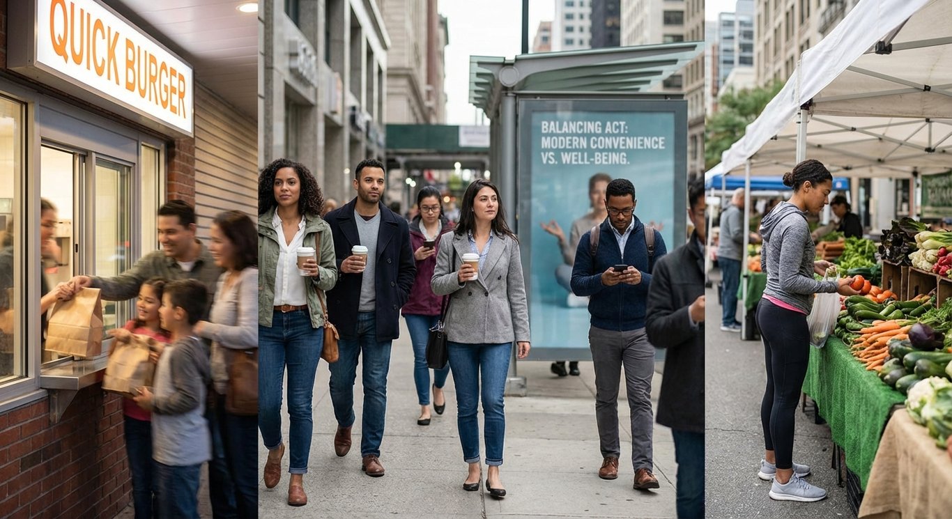 The Influence of Fast Food on Modern LifestylesWriting Prompt:  Do you agree or disagree that the