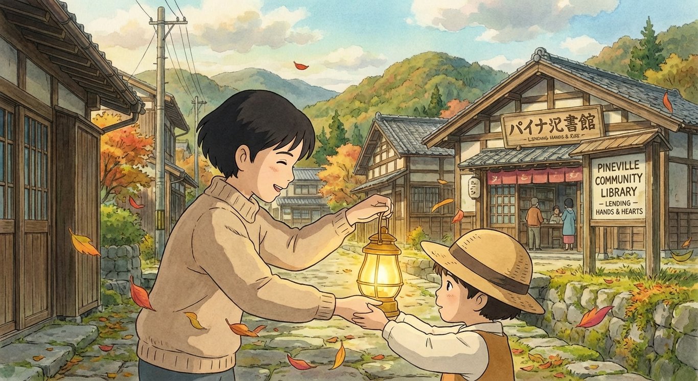 The Light of a Lending HandIn the heart of Pineville, where autumn leaves danced gracefully to the