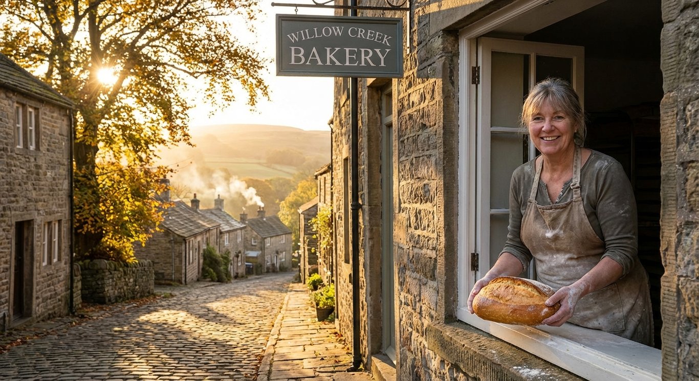 A Ray of Hope in Every SunriseIn the heart of the quaint village of Willow Creek, where the gentle