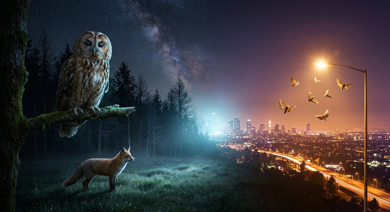 The Influence of Light Pollution on Nocturnal Wildlife