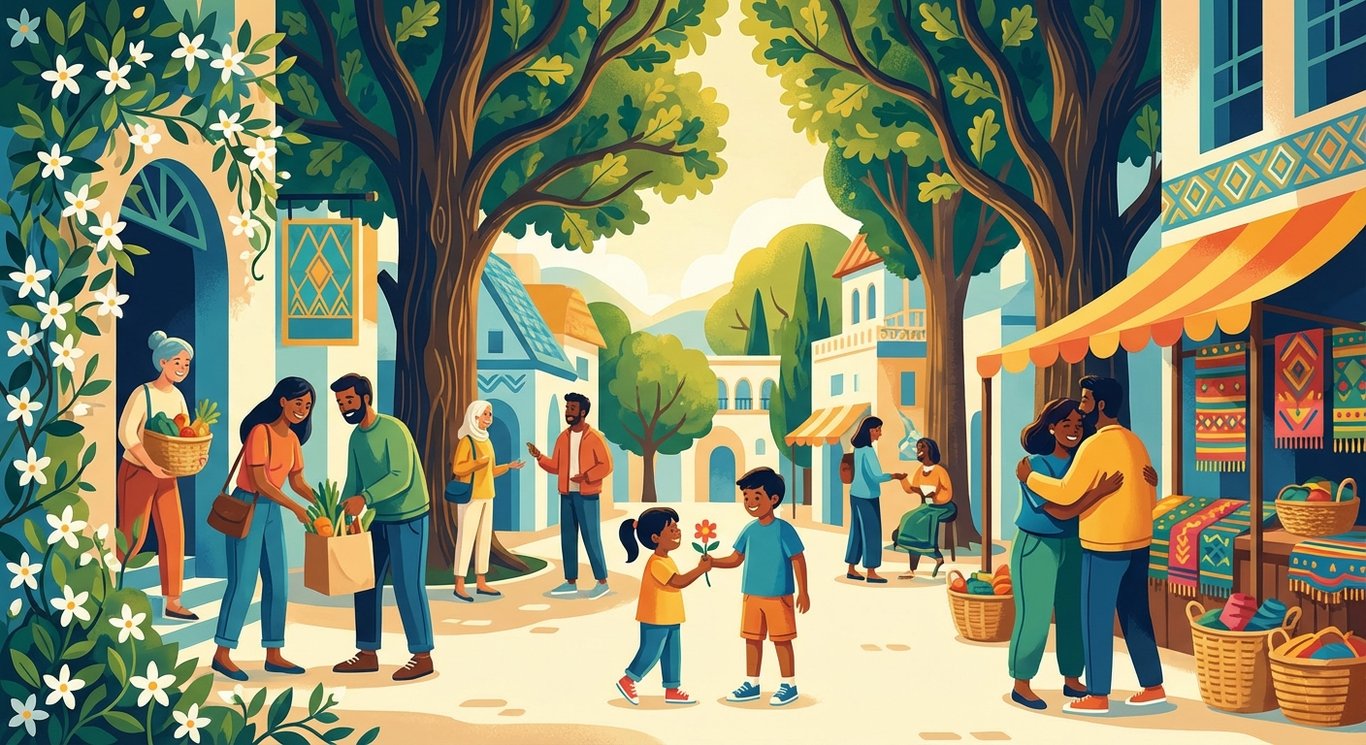 The Blossoms of Everyday Kindness**In the charming town of Everwood, where the streets were lined