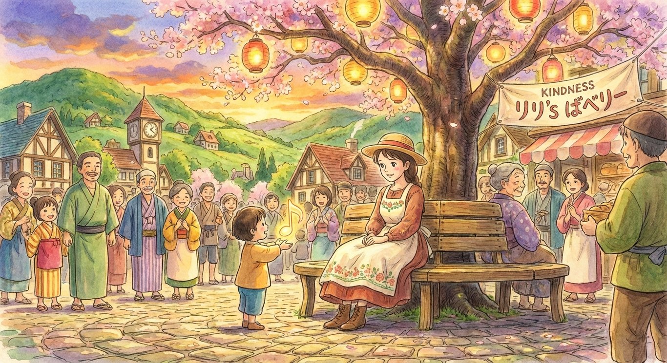 The Melody of a Kind WordIn the vibrant neighborhood of Sunnyville, where the sun seemed to paint