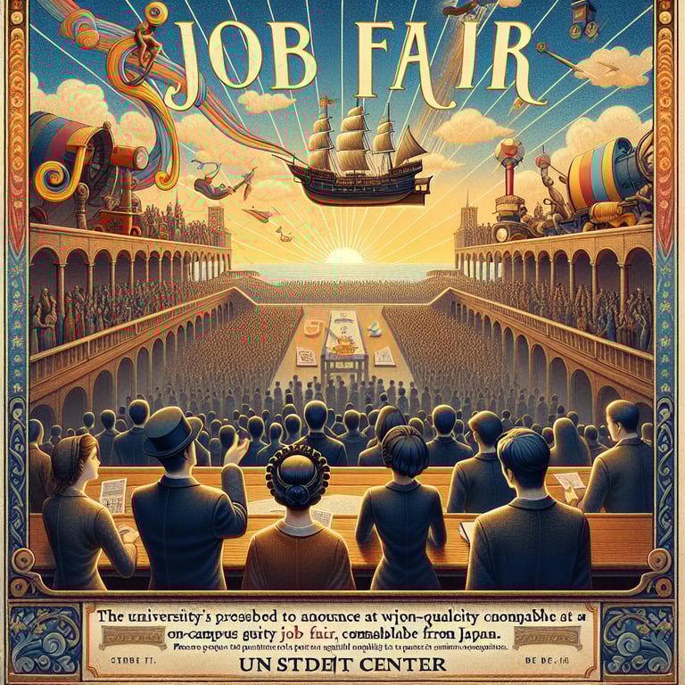 TOEFL Speaking Type 2 Practice Set: New On-Campus Job Fair AnnouncementReading passageThe