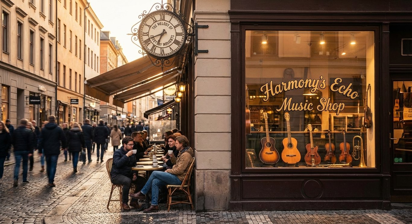 The Melody of Everyday MomentsIn the heart of a lively city, where the air buzzed with the energy