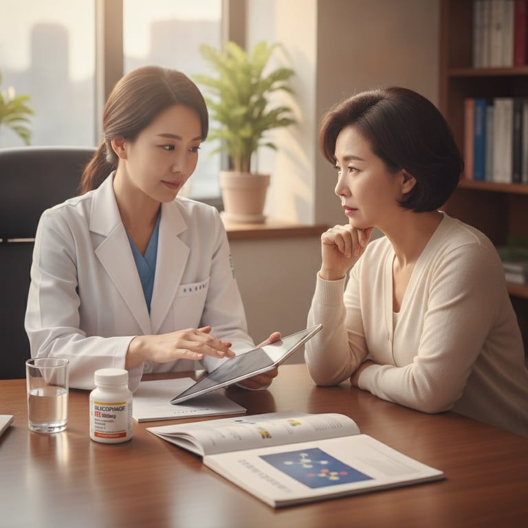 메트포르민 서방정 신규 처방 환자 상담 사례