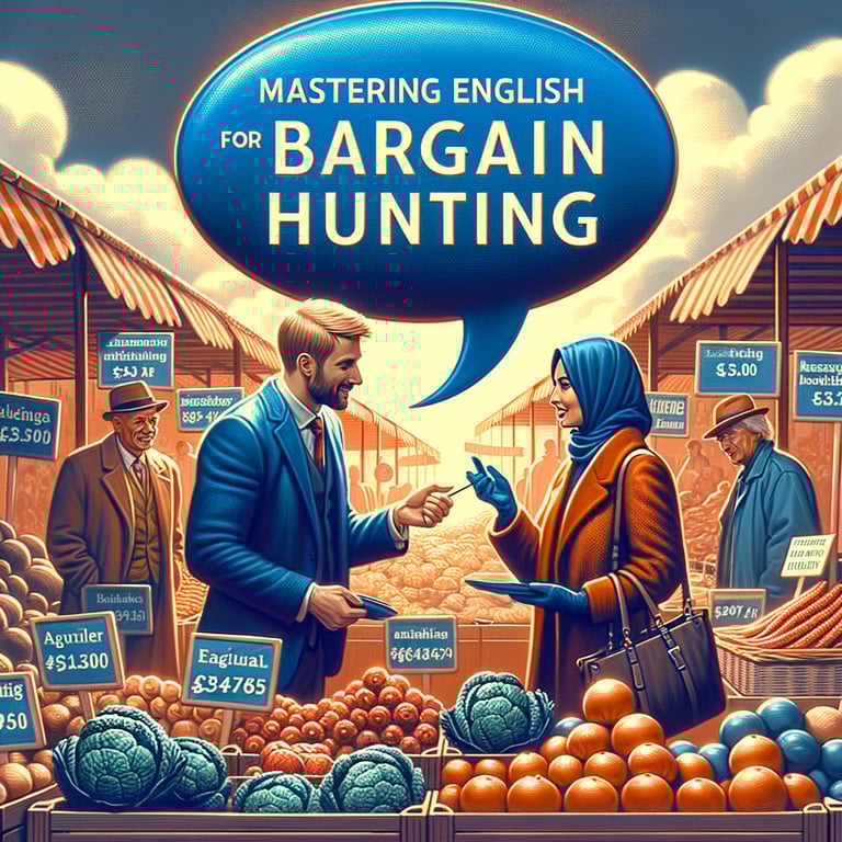 Mastering English for Bargain Hunting: Essential Phrases for Haggling