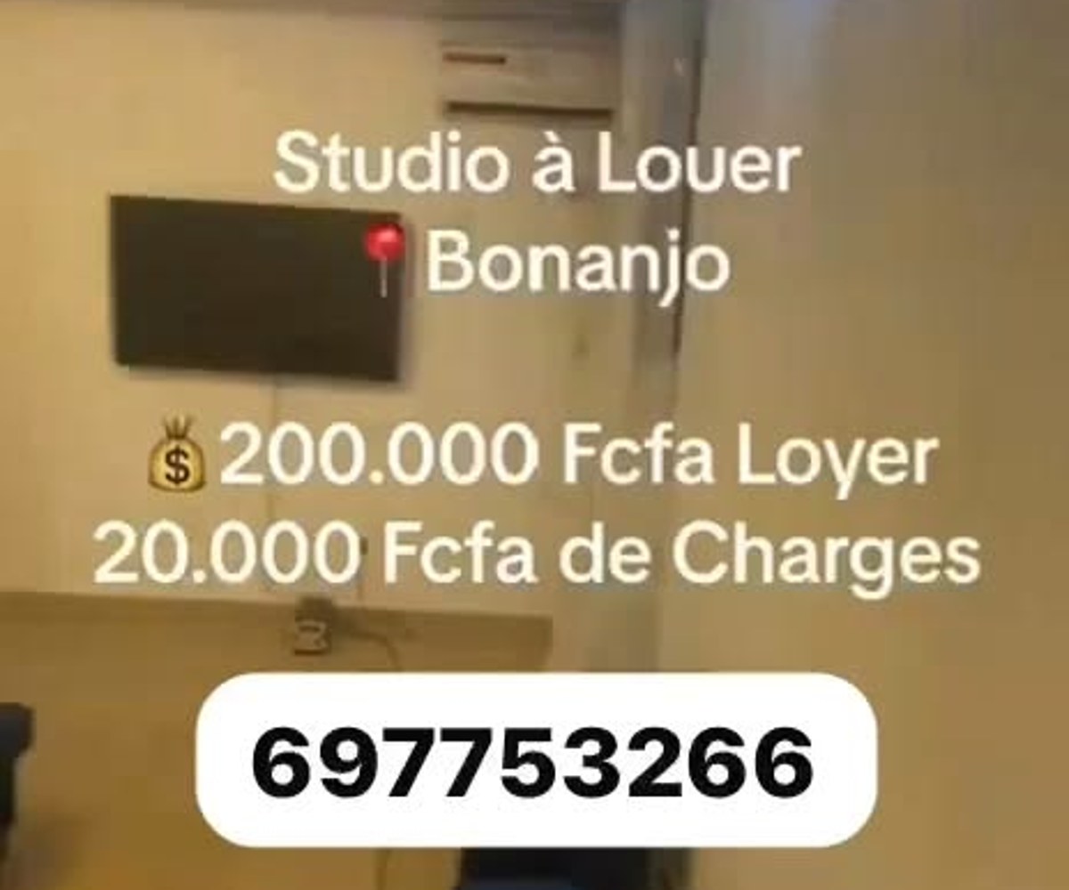 Grand studio très haut standing à louer – Bonanjo, Douala
