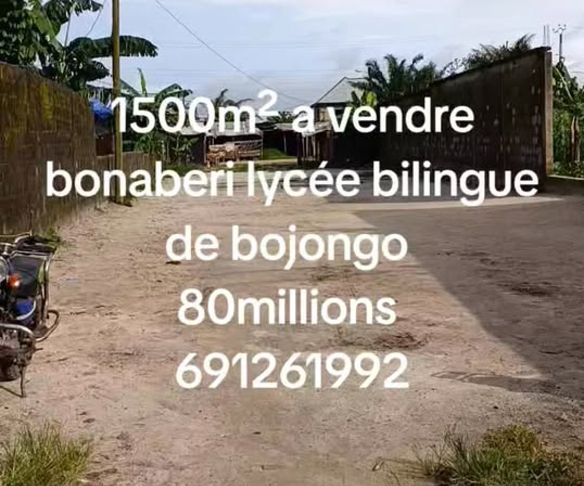 Terrain à vendre à Bojongo (Bonaberi)