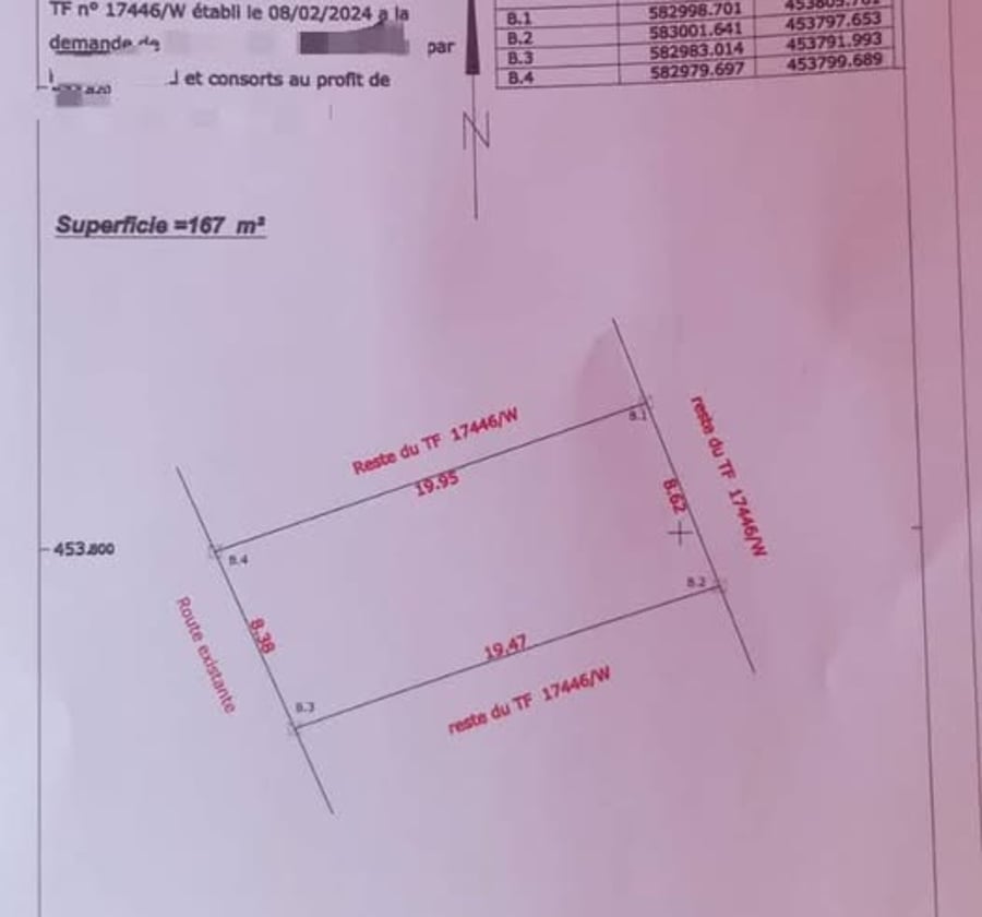 Terrain titré à vendre à Bangue (Douala)