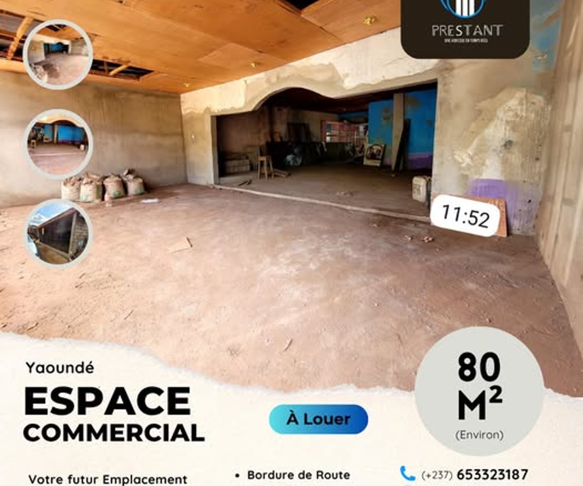 Espace commercial à louer – Etoug-Ebe