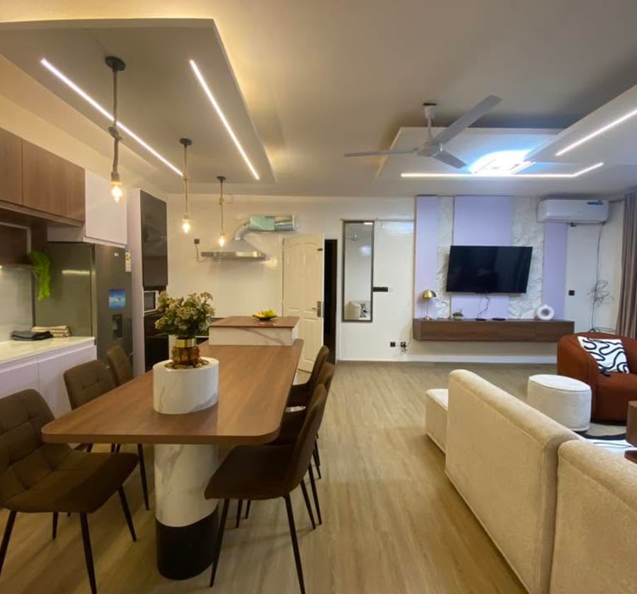 Appartement meublé 3 chambres - Yaoundé Bastos