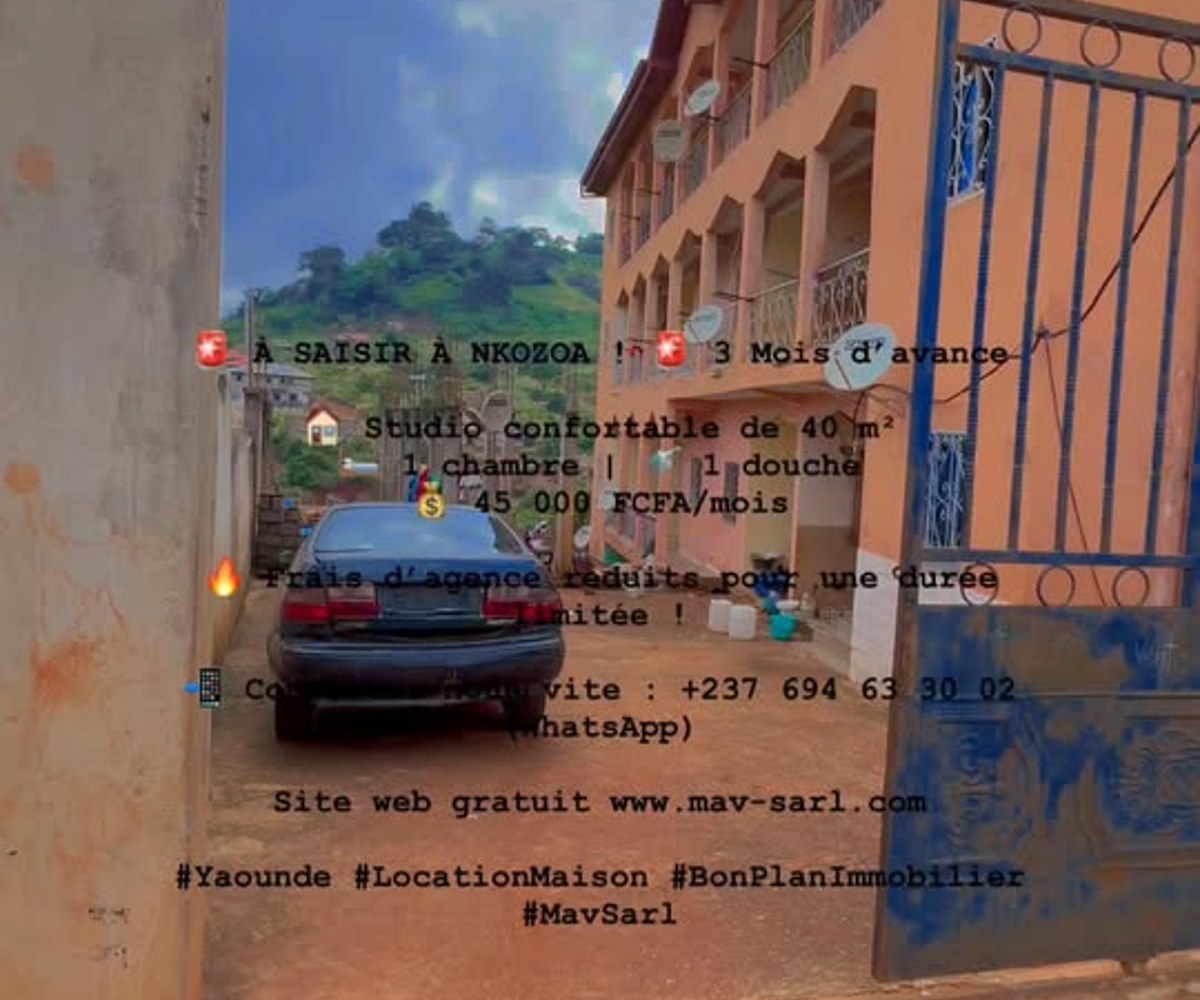Studio confortable à Nkozoa