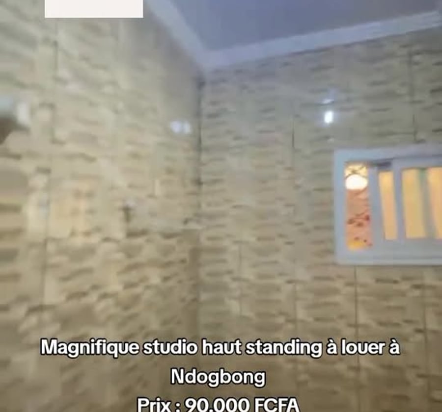Studio haut standing à louer – Ndogbong, Douala