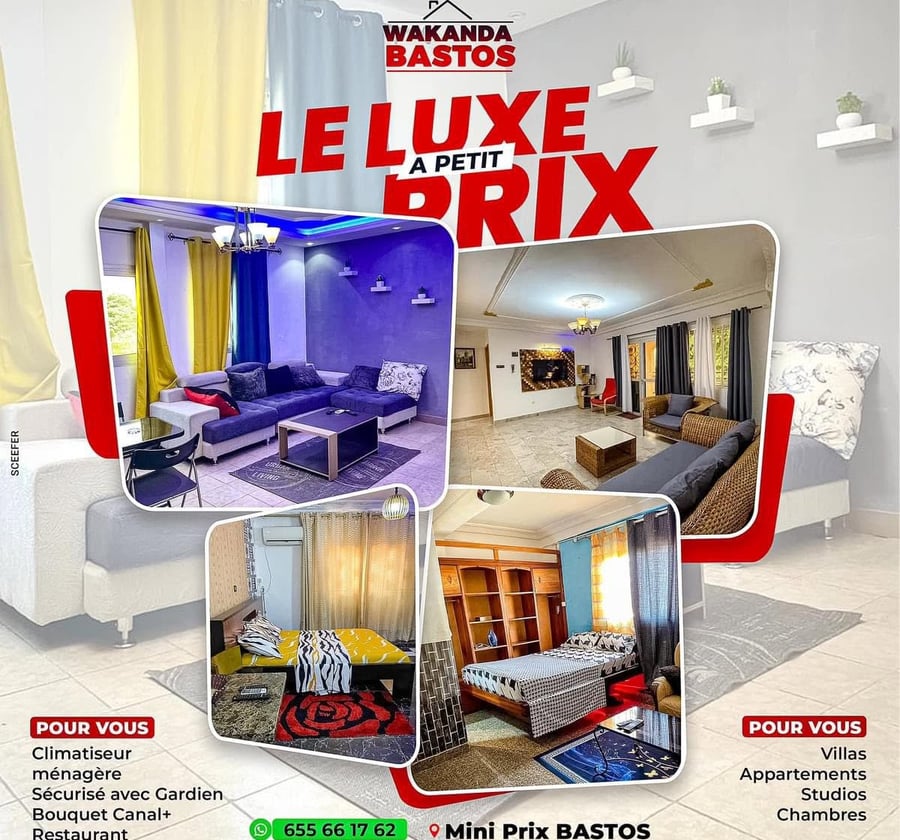 Chambre meublée à Bastos – Yaoundé