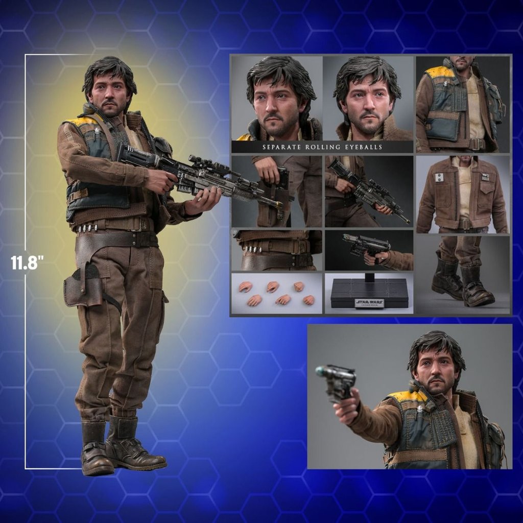 Cassian Andor - Rogue One Una historia de Star Wars Escala 1:6 por Hot Toys