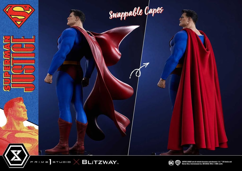 Superman - Justice DC Comics Escala 1:4 por Prime 1 Studio