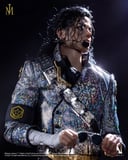 Michael Jackson Deluxe Version Rooted Hair Head Escala 1:6 InArt