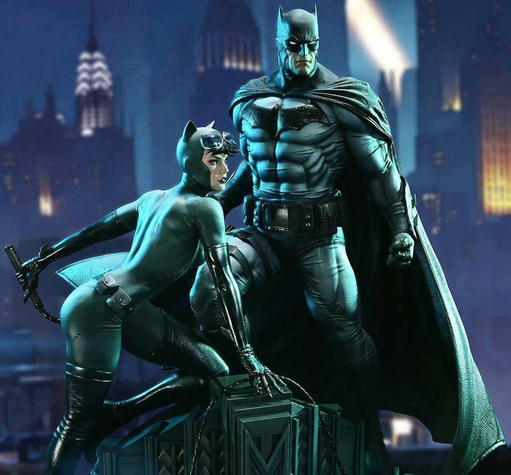 Batman &amp; Catwoman - DC Comics Escala 1:4 por Prime 1 Studio