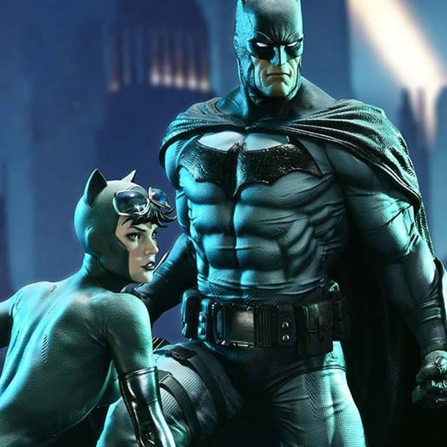 Batman &amp; Catwoman - DC Comics Escala 1:4 por Prime 1 Studio