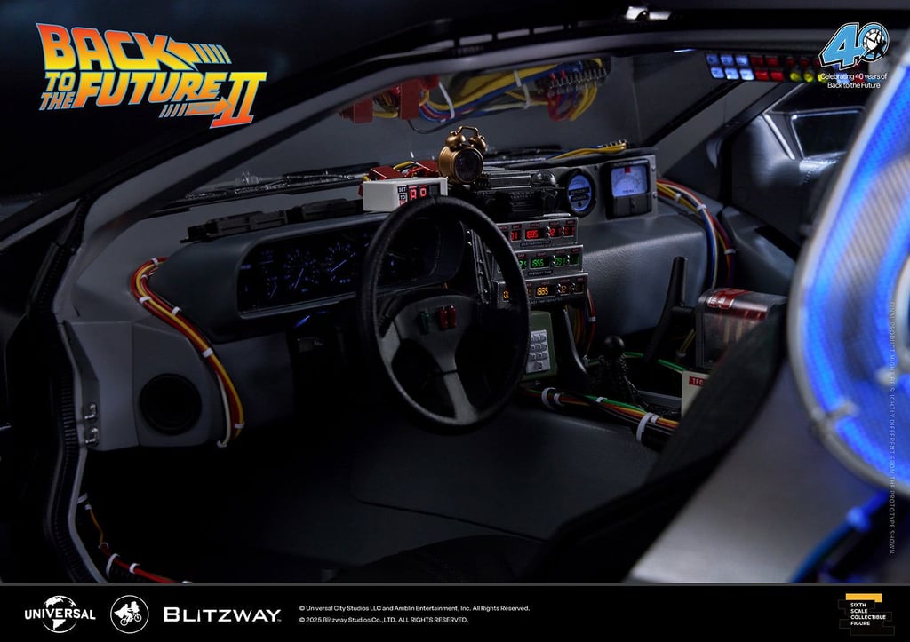 DeLorean - Volver al Futuro 2 Escala 1:6 por Blitzway