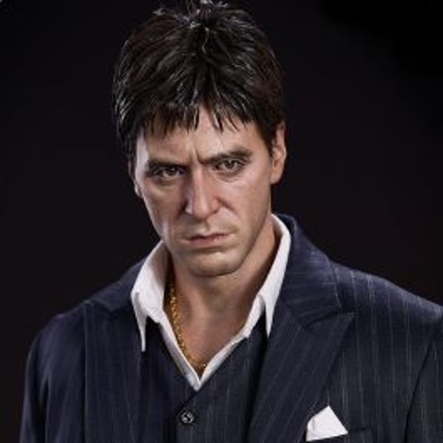 Tony Montana Rooted Hair Ver. - Scarface Escala 1:4 por Blitzway