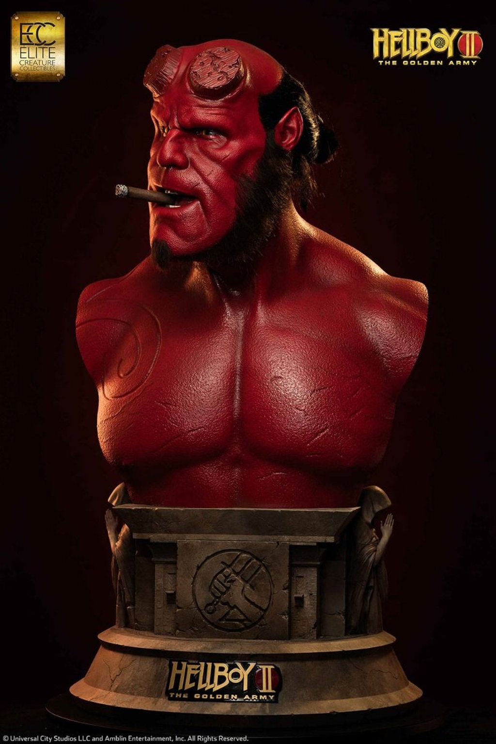 Hellboy - Hellboy II The Golden Army Busto Life Size por ECC