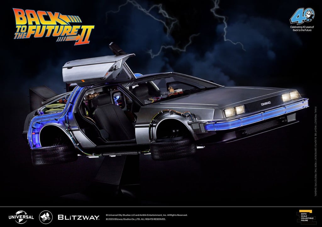 DeLorean - Volver al Futuro 2 Escala 1:6 por Blitzway