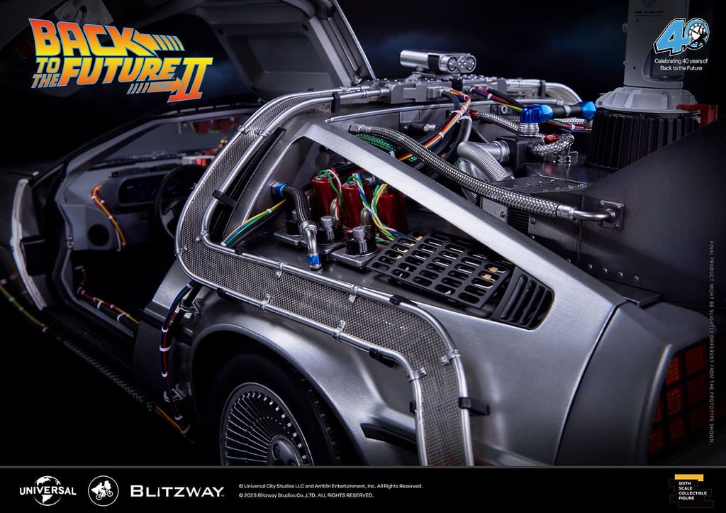 DeLorean - Volver al Futuro 2 Escala 1:6 por Blitzway