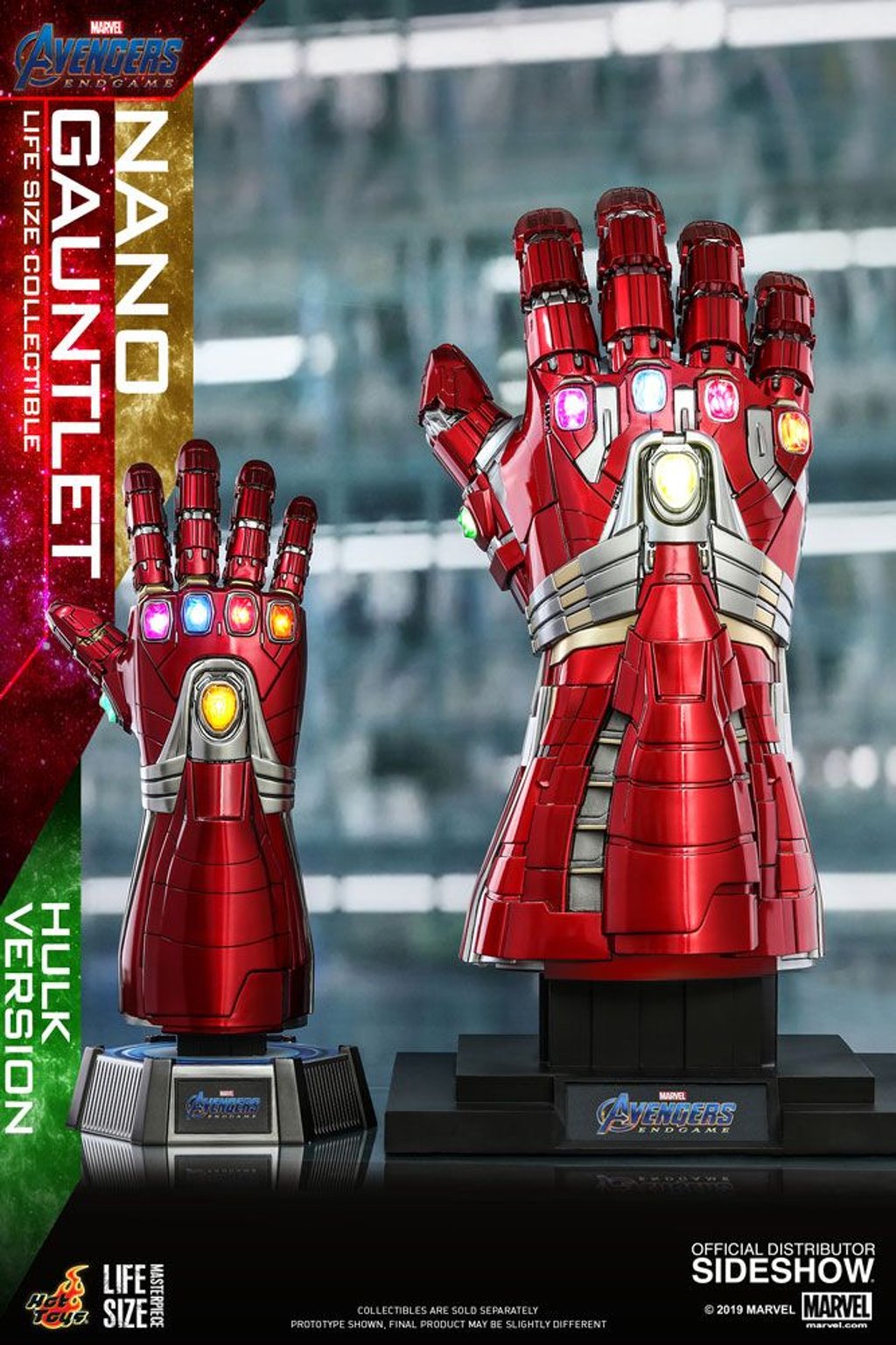 Nano Guantelete Hulk - Avengers EndGame Life Size por Hot Toys