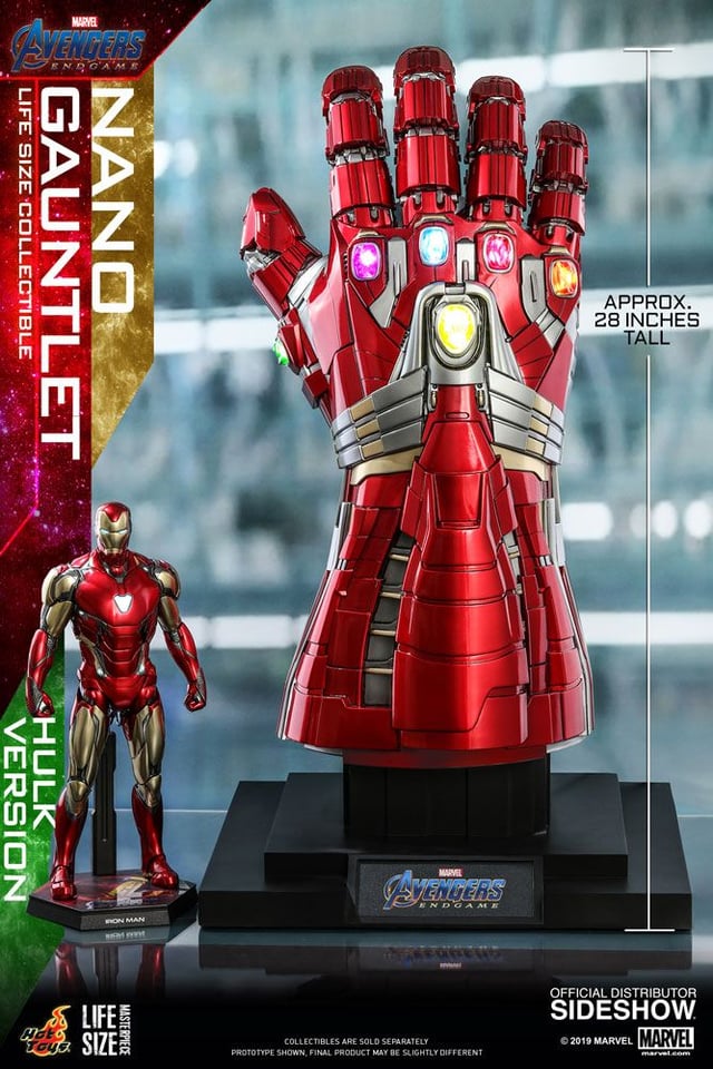 Nano Guantelete Hulk - Avengers EndGame Life Size por Hot Toys