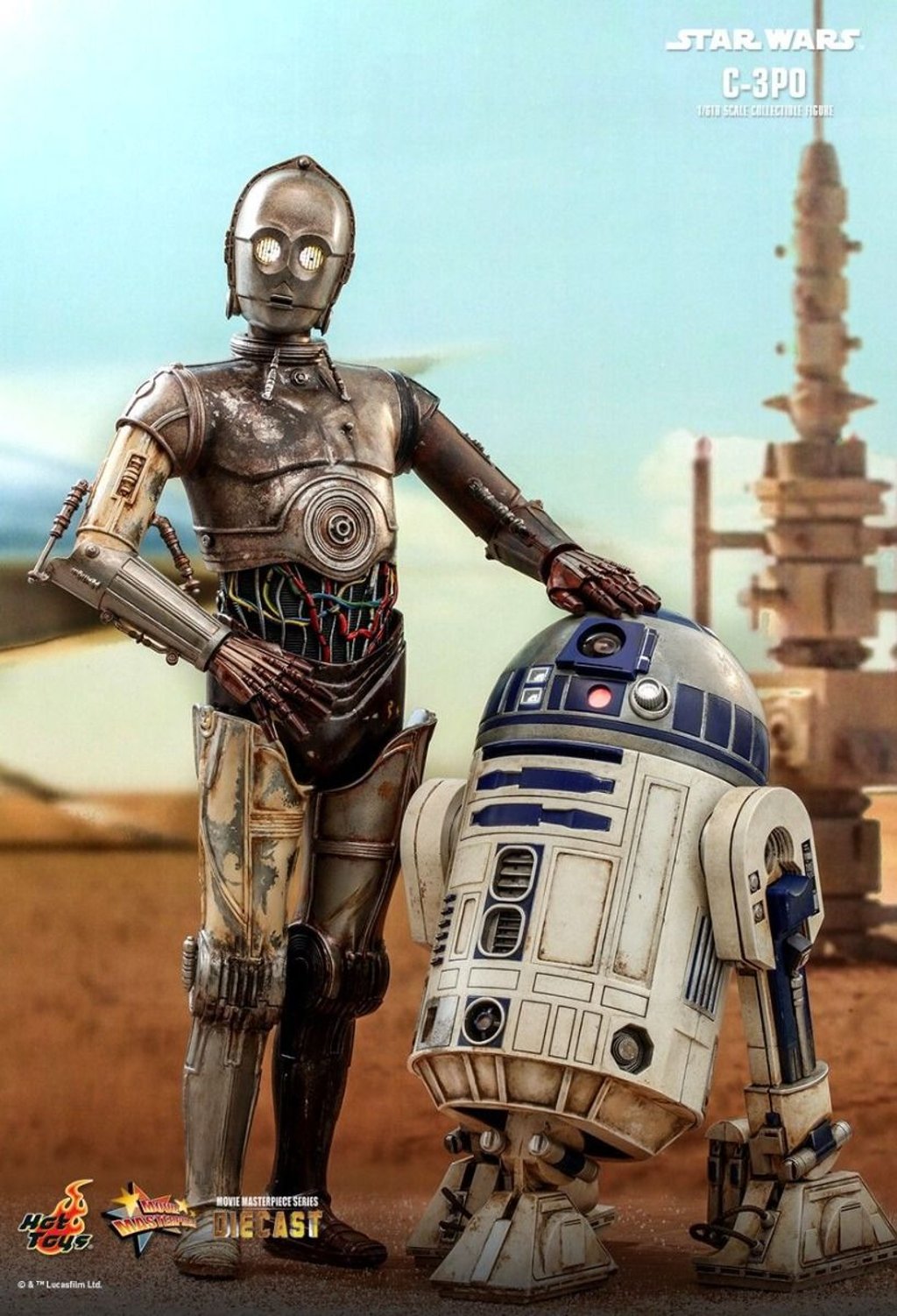 C 3PO - Star Wars Episode II Attack of the Clones Escala 1:6 por Hot Toys