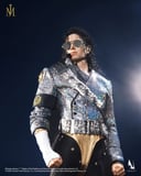 Michael Jackson Deluxe Version Rooted Hair Head Escala 1:6 InArt