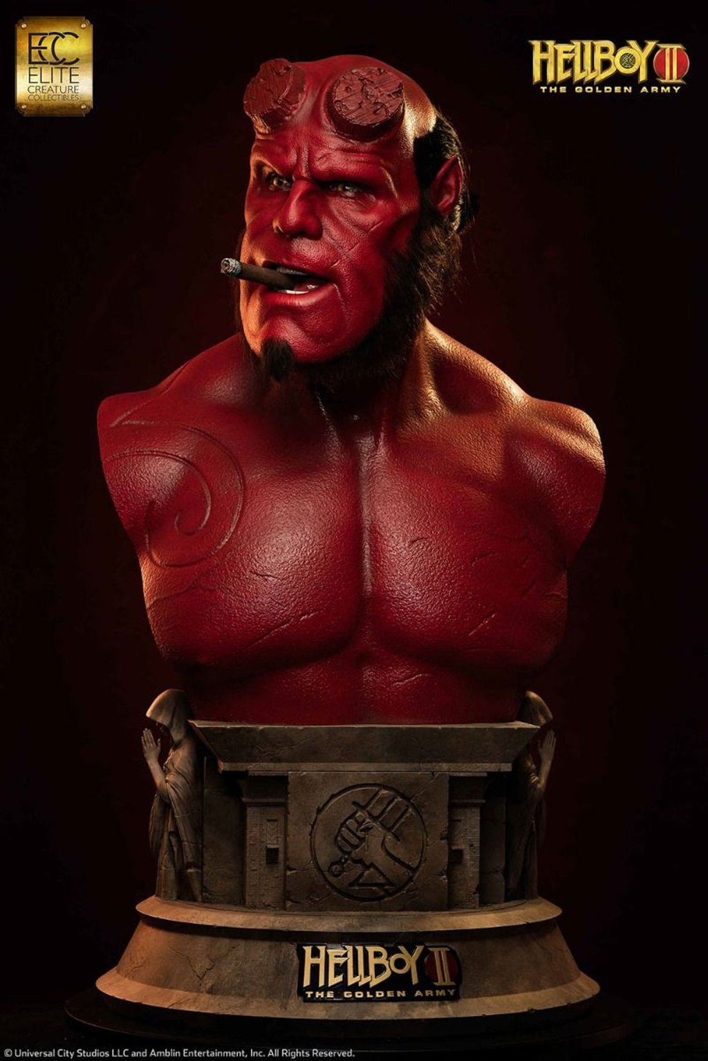 Hellboy - Hellboy II The Golden Army Busto Life Size por ECC