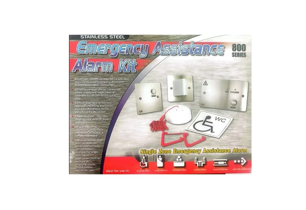 C-Tech NC951/SS Stainless Steel Emergency Assistance Alarm Kit