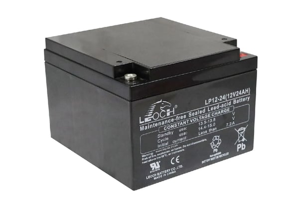 Loech LP12-24 (12V 24Ah) Sealed Lead Acid Battery