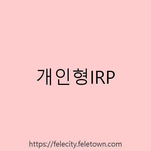 개인형IRP 설명사진