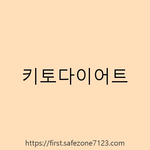 키토다이어트 설명사진