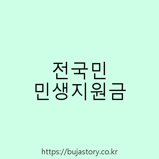 전국민 민생지원금 25만원 설명사진