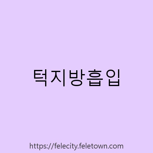 턱지방흡입 설명사진