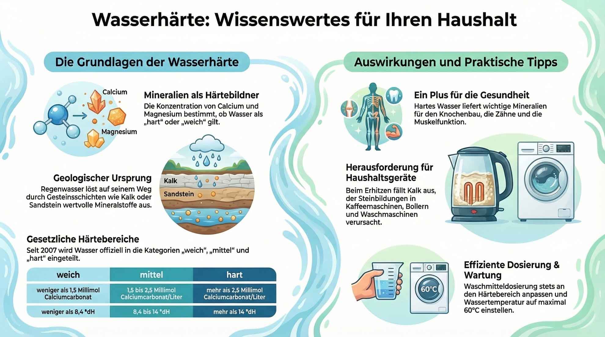 Wasserhärte Fakten