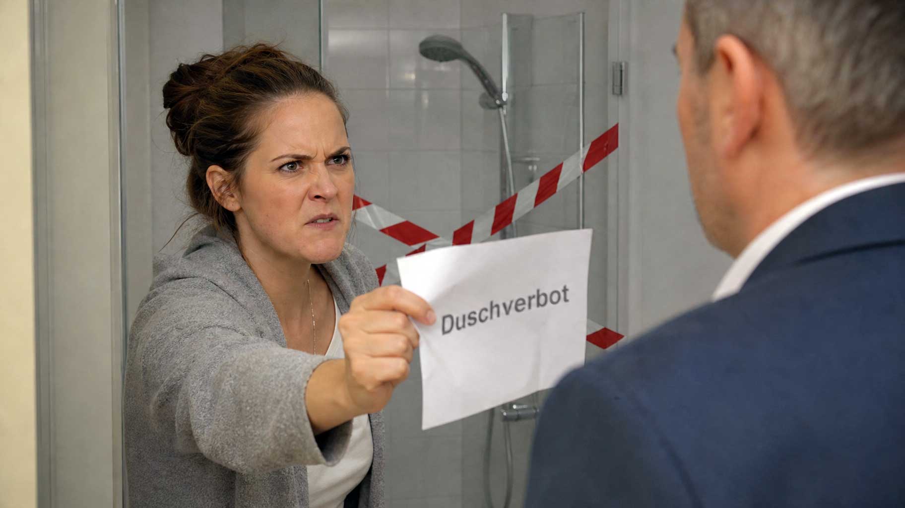 Mieterin hat Duschverbot und ist wütend