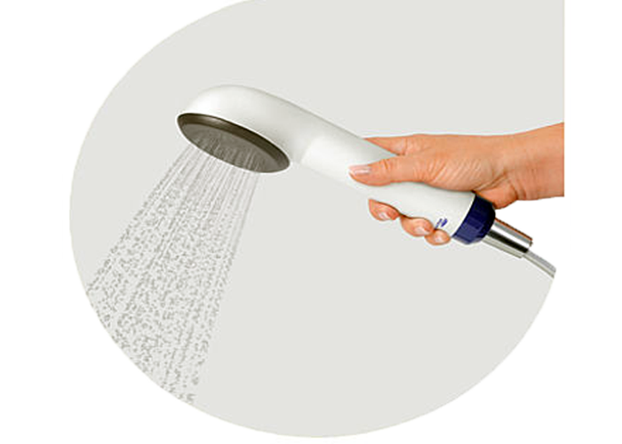 Duschfilter Baclyser neo S, weißer Handbrausekopf