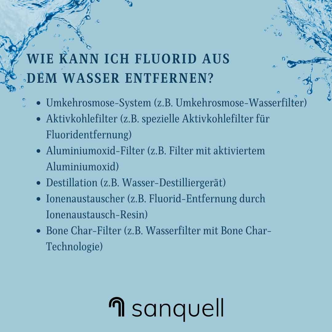 Fluorid im Trinkwasser